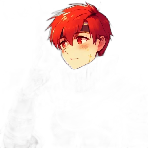 staff, pixel art, anime, concept art, watercolor, red, colorful, monochrome transparent PNG cut-out