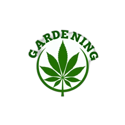 3d render, green, stylized, leaf, cannabis, plant, design, center transparent PNG cut-out