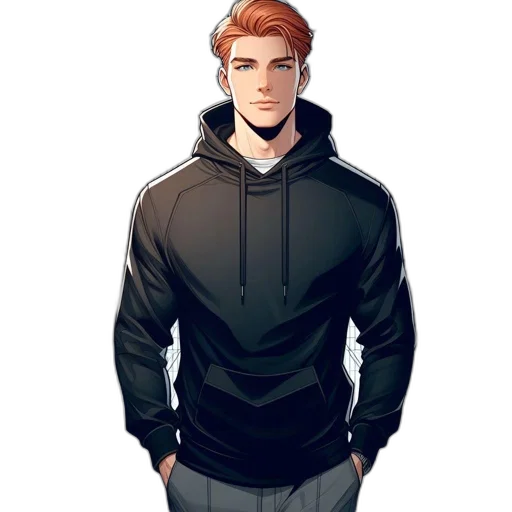 jacket, staff, cartoon, pixel art, anime, concept art, dark, monochrome transparent PNG cut-out