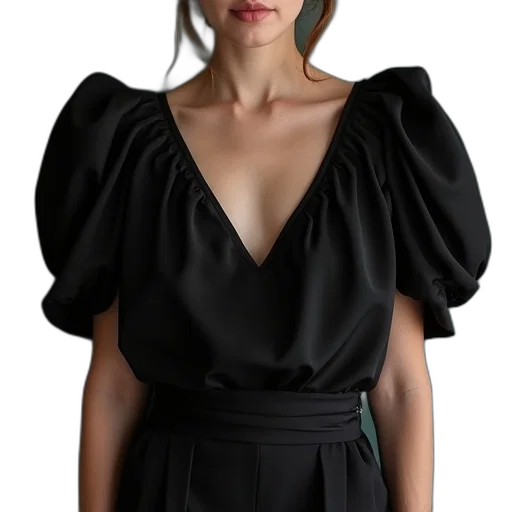 dress, mask, jewelry, face, photorealistic, dark, monochrome, black transparent PNG cut-out