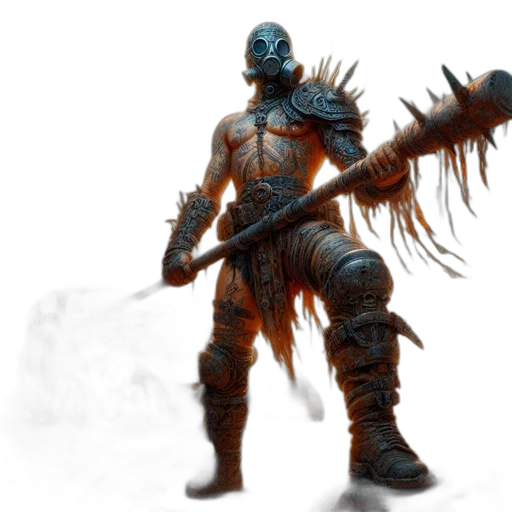sword, staff, weapon, creature, fantasy art, concept art, 3d render, comic book art transparent PNG cut-out