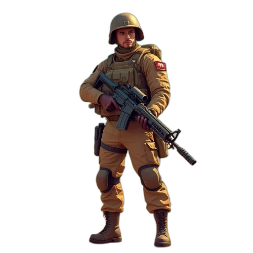 weapon, staff, animal, jacket transparent PNG cut-out