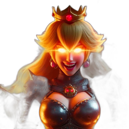 crown, mask, dress, face, concept art, fantasy art, 3d render, pixel art transparent PNG cut-out