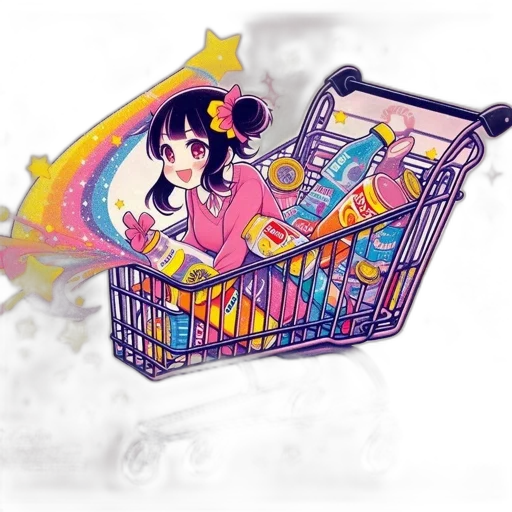 food, anime, vaporwave, cartoon, concept art, colorful, neon, pastel transparent PNG cut-out