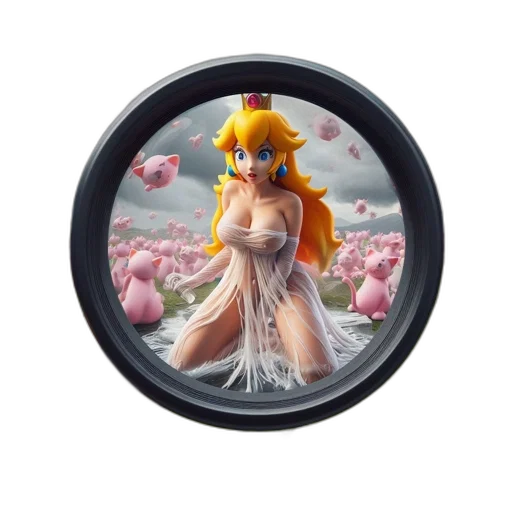 dress, jewelry, 3d render, concept art, fantasy art, pixel art, animated, blonde transparent PNG cut-out