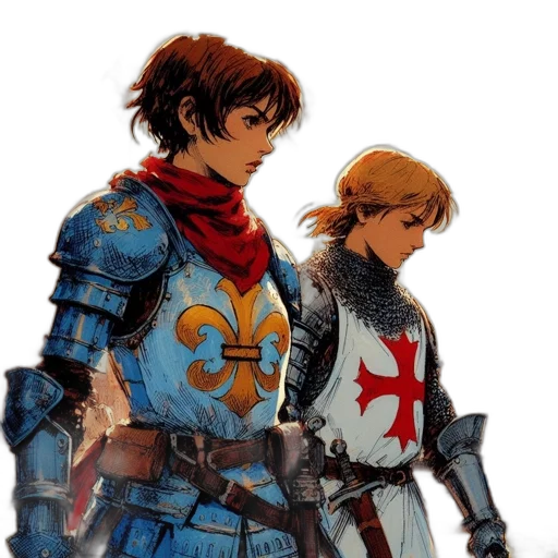 sword, jacket, weapon, concept art, fantasy art, comic book art, pixel art, red transparent PNG cut-out