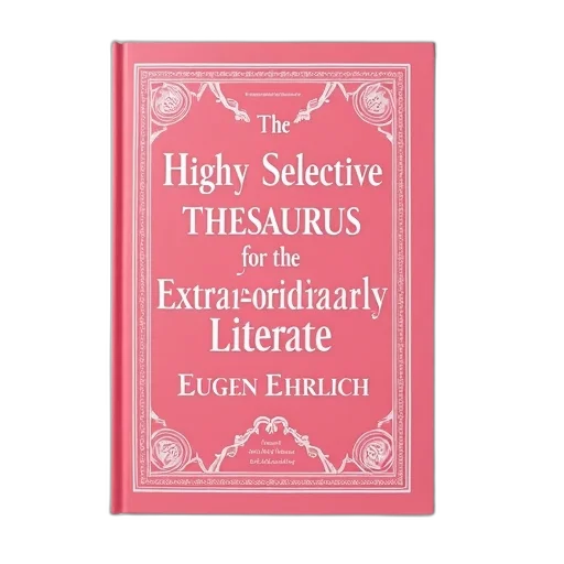 cover, book, highly, selective, thesaurus, extraordinarily, literate, eugene transparent PNG cut-out