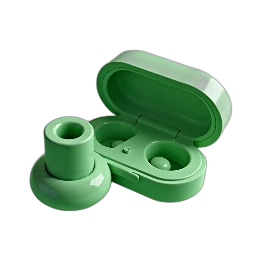 jewelry, furniture, 3d render, green transparent PNG cut-out