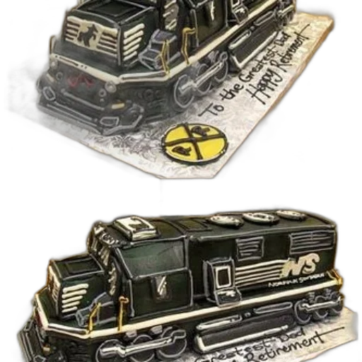 concept art, 3d render, photorealistic, retirement, cake, designed, look, like transparent PNG cut-out