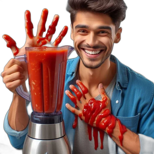 food, weapon, staff, photorealistic, man, sporting, beard, wearing transparent PNG cut-out