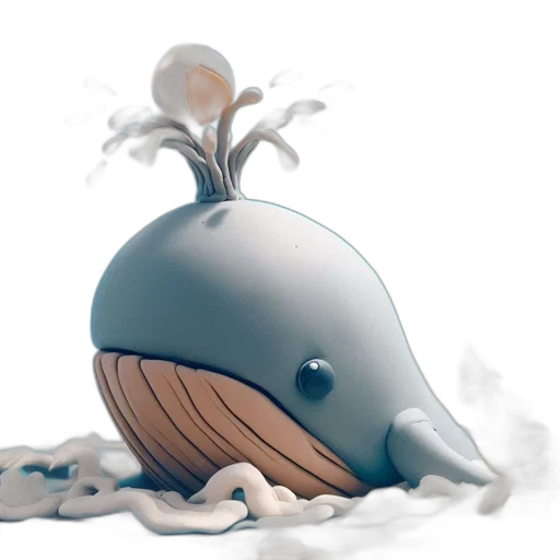 creature, hat, concept art, 3d render, fantasy art, photorealistic, underwater, whimsical transparent PNG cut-out