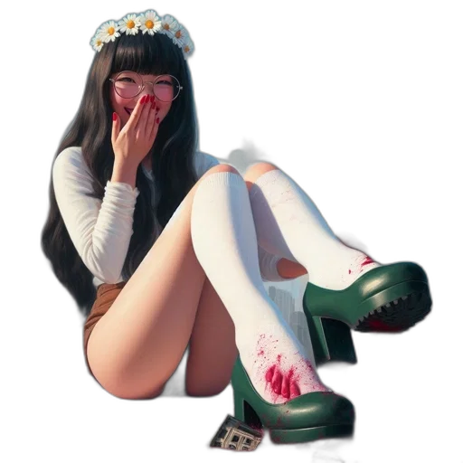 mask, face, shoes, robot, concept art, pixel art, 3d render, photorealistic transparent PNG cut-out