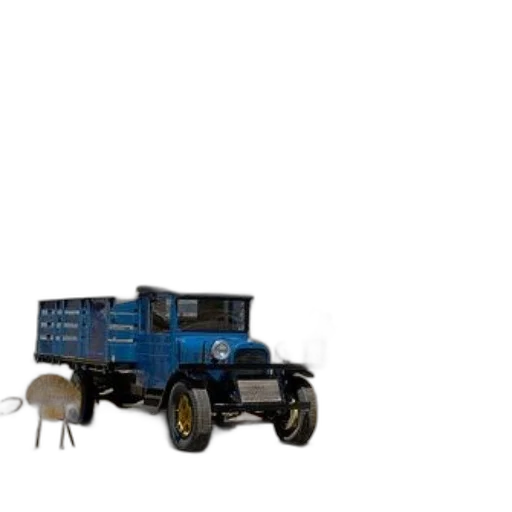 robot, car, furniture, weapon, 3d render, concept art, old, blue transparent PNG cut-out