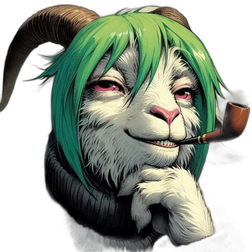 mask, face, staff, animal, concept art, fantasy art, anime, photorealistic transparent PNG cut-out