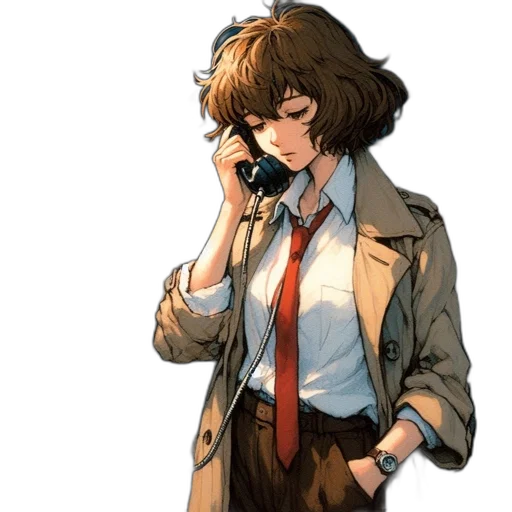 staff, jacket, face, animal, concept art, pixel art, anime, cartoon transparent PNG cut-out