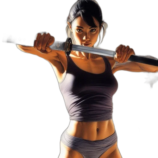 weapon, sword, comic book art, concept art, 3d render, photorealistic, inside, traditional transparent PNG cut-out