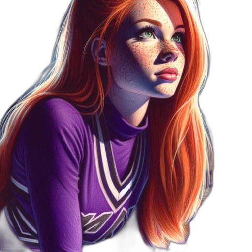 comic book art, cartoon, fantasy art, concept art, individual, portrait, focuses, young transparent PNG cut-out