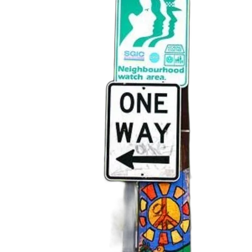 one, way, sign, peace, symbol transparent PNG cut-out