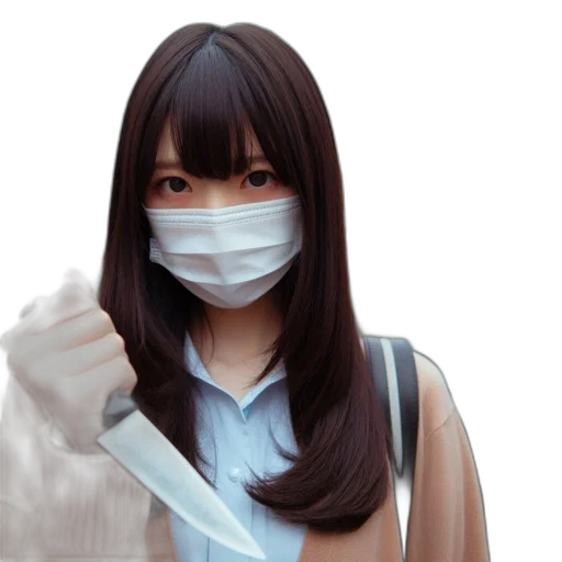 mask, face, robot, weapon, photorealistic, 3d render, anime, concept art transparent PNG cut-out