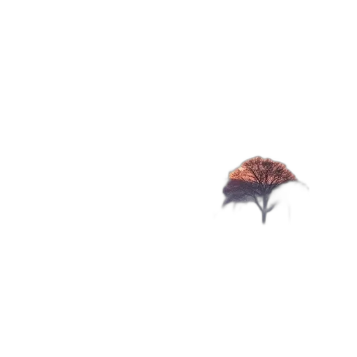 tree, hat, umbrella, hair, pixel art, concept art, 3d render, watercolor transparent PNG cut-out