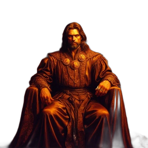 jacket, concept art, fantasy art, photorealistic, comic book art, aristocratic, man, royal transparent PNG cut-out