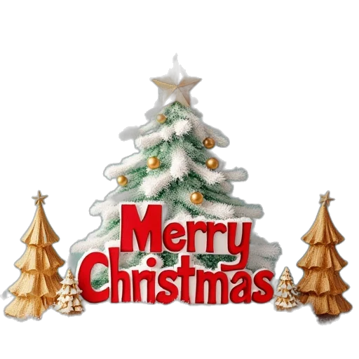 merry, christmas, card, paper, daisy transparent PNG cut-out
