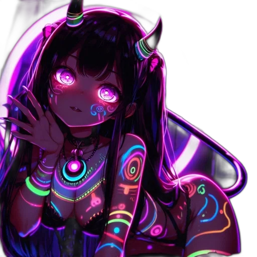 robot, staff, mask, face, cyberpunk, pixel art, fantasy art, anime transparent PNG cut-out