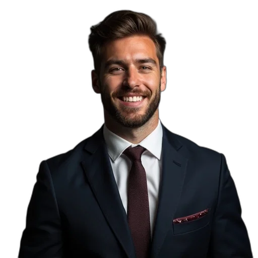 staff, jacket, face, hair transparent PNG cut-out