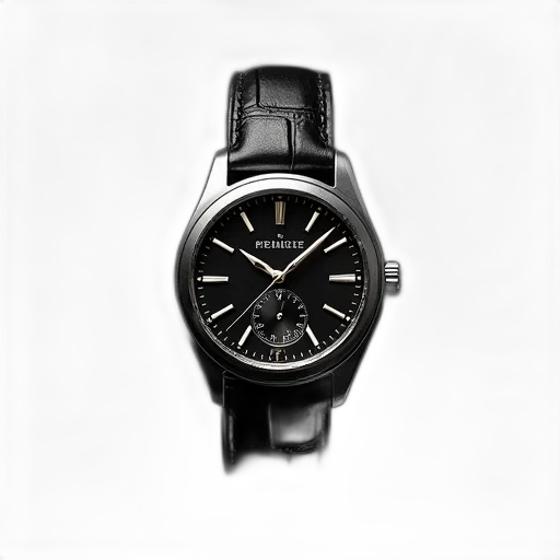 jewelry, photorealistic, 3d render, black, leatherette, case, prestige, watch transparent PNG cut-out