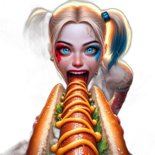food, creature, weapon, face, concept art, fantasy art, comic book art, photorealistic transparent PNG cut-out
