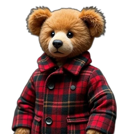 jacket, animal, 3d render, photorealistic transparent PNG cut-out