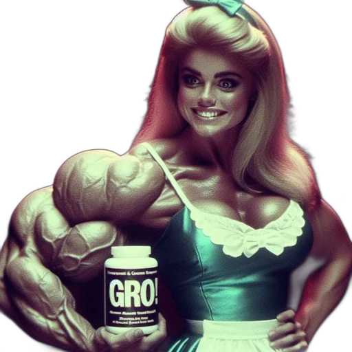 food, comic book art, photorealistic, concept art, cartoon, woman, blonde, hair transparent PNG cut-out