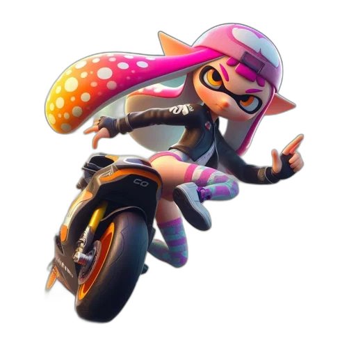 weapon, jacket, animal, hat, concept art, 3d render, vaporwave, pixel art transparent PNG cut-out