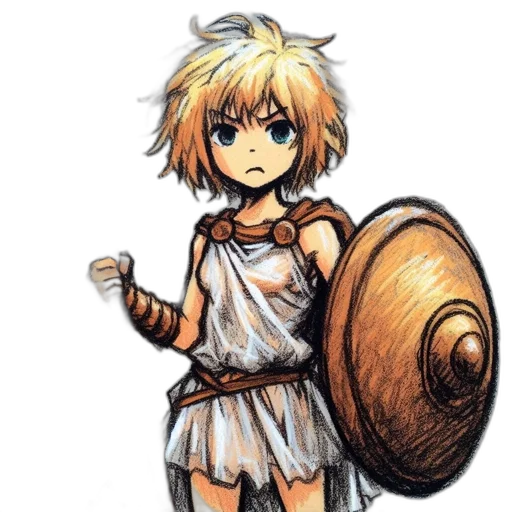weapon, sword, dress, staff, fantasy art, concept art, pixel art, anime transparent PNG cut-out