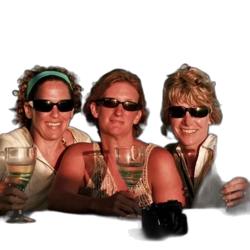jewelry, vaporwave, photorealistic, 3d render, three, women, wearing, sunglasses transparent PNG cut-out