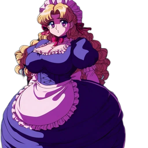dress, crown, pixel art, concept art, anime, cartoon, dark, animated transparent PNG cut-out