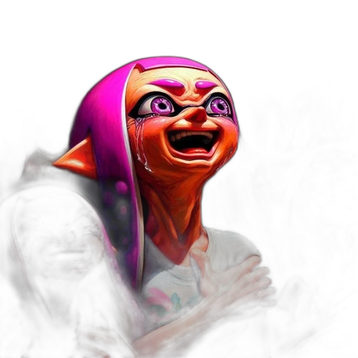 mask, face, creature, weapon, concept art, 3d render, photorealistic, vaporwave transparent PNG cut-out