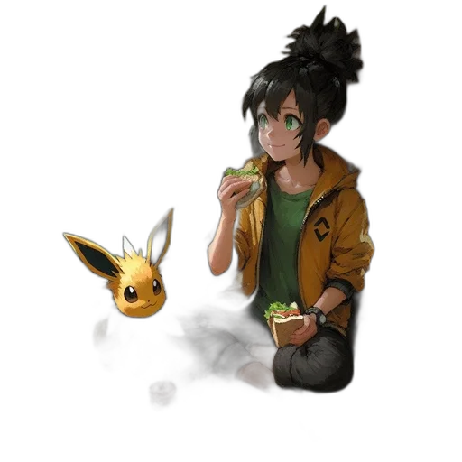food, animal, dragon, staff, concept art, fantasy art, pixel art, photorealistic transparent PNG cut-out