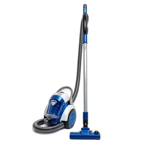 staff, weapon, robot, blue, white, upright, vacuum, cleaner transparent PNG cut-out