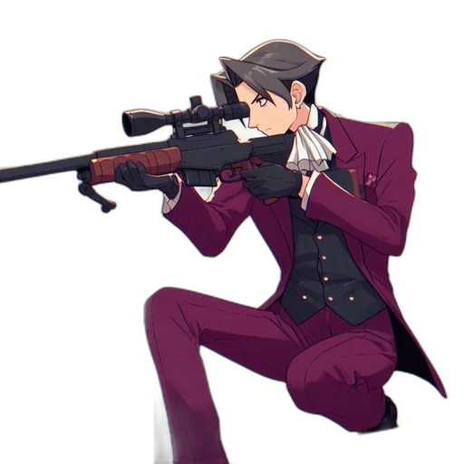 weapon, staff, concept art, cartoon, pixel art, anime, red, dark transparent PNG cut-out