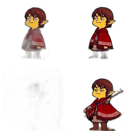 staff, sword, weapon, dragon, concept art, pixel art, fantasy art, cartoon transparent PNG cut-out