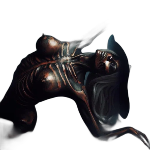 mask, dragon, creature, robot, concept art, fantasy art, 3d render, photorealistic transparent PNG cut-out