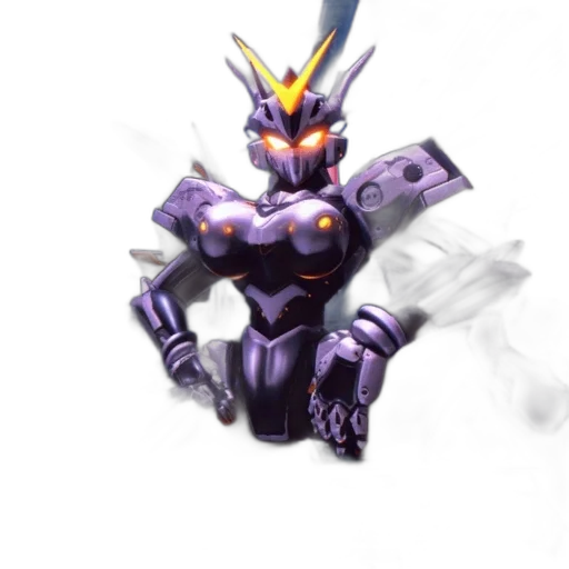 robot, weapon, staff, dragon transparent PNG cut-out
