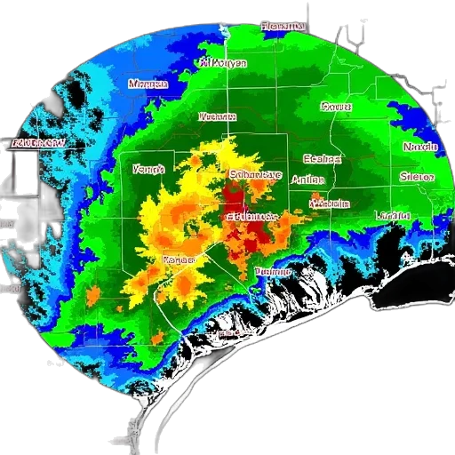 umbrella, radar, image, severe transparent PNG cut-out