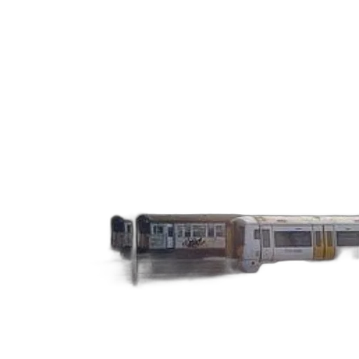 weapon, staff, sword, bottle, 3d render, train, tracks, trees transparent PNG cut-out