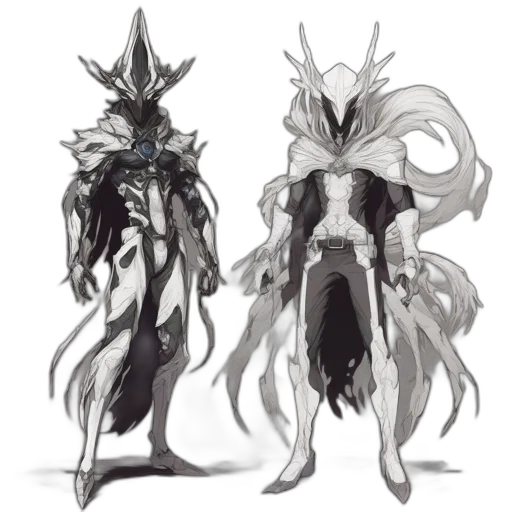 creature, concept art, fantasy art, pixel art, comic book art, monochrome, dark, pastel transparent PNG cut-out