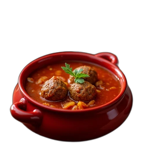 food, photorealistic, 3d render, red transparent PNG cut-out