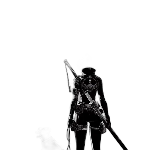 sword, staff, weapon, robot, concept art, fantasy art, comic book art, 3d render transparent PNG cut-out