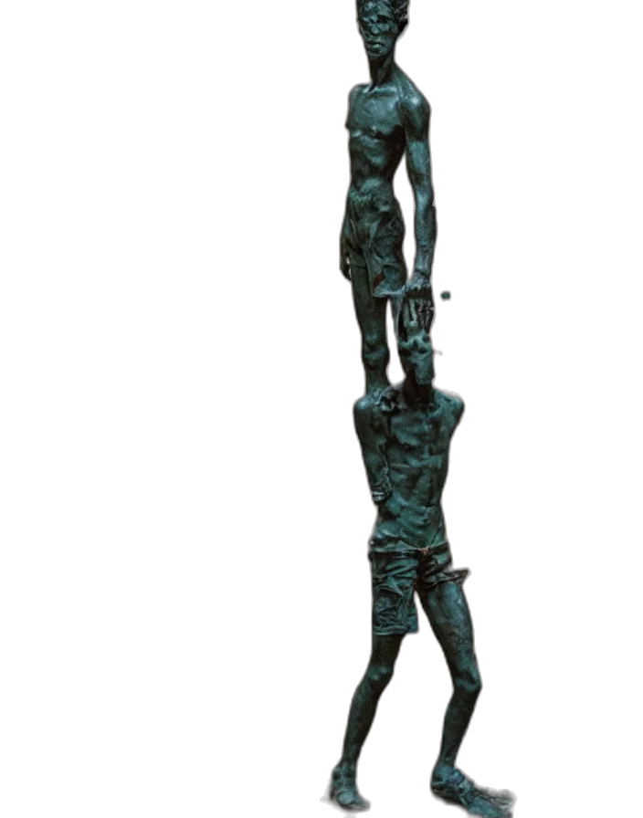 staff, sword, weapon, 3d render, concept art, photorealistic, fantasy art, city street transparent PNG cut-out