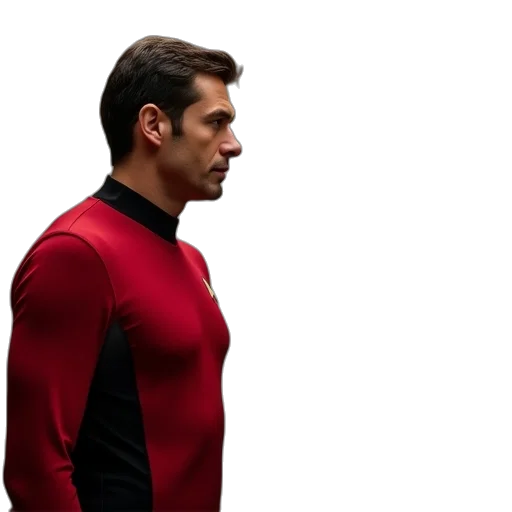 jacket, concept art, outer space, red, star, trek, men, shirts transparent PNG cut-out